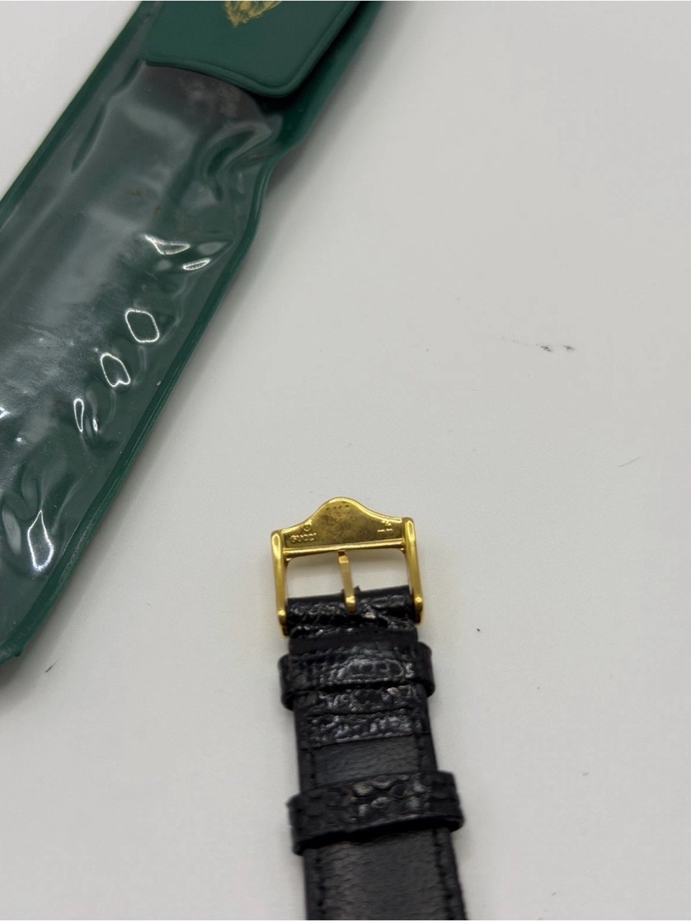 Gucci Genuine Black Lizard Leather Watch Strap 18MM #GS114 - Picture 5 of 5